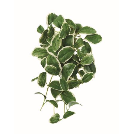 【造花】アスカ/ツルニチニチソウブッシュ #053A クリームグリーン/A-44875-53A