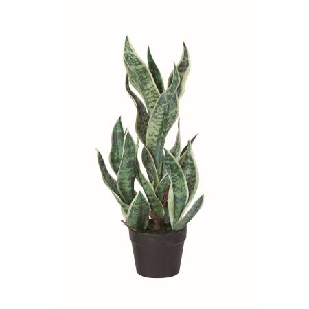 【人工観葉植物】アスカ/サンセベリア(ポット付) #051V ヴァリゲイトグリーン/A-51150-51V