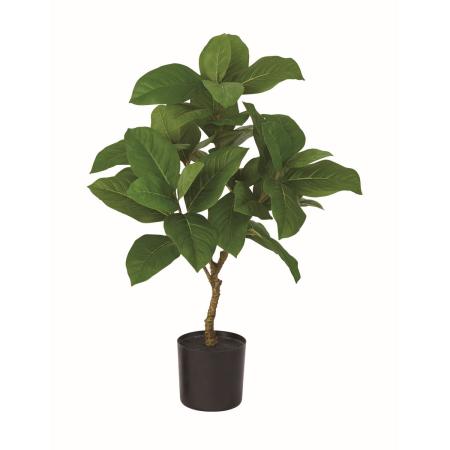 【人工観葉植物】アスカ/ゴムの木(ポット付) #051A グリーン/A-51157-51A