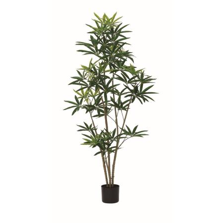 【直送】【人工観葉植物】アスカ/シェフレラ(ポット付)/A-51176-51A ※返品・代引・キャンセル不可