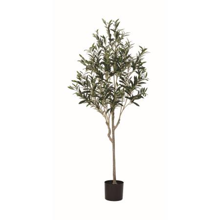 【直送】【人工観葉植物】アスカ/オリーブ(実なし)(ポット付)/A-51164-44 ※返品・代引・キャンセル不可