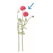 【造花】アスカ/ラナンキュラス×2 つぼみ×1 ビューティ/A-35595-22