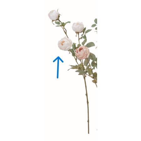 特価◎【造花】アスカ/ローズ×3 ホワイトベージュ/A-35568-1D