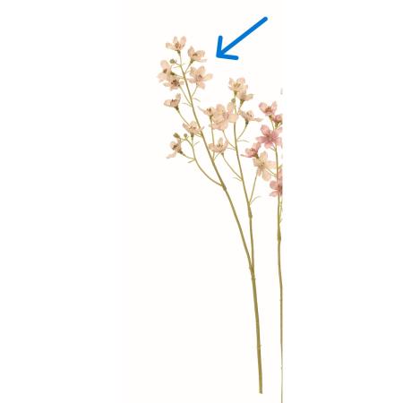 特価◎【造花】アスカ/デルフィニウム×16 つぼみ×4 ピンクベージュ/A-35587-3H