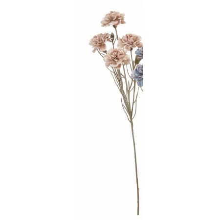 特価◎【造花】アスカ/カーネーション×4 つぼみ×3 ダスティベージュ/A-35578-8D
