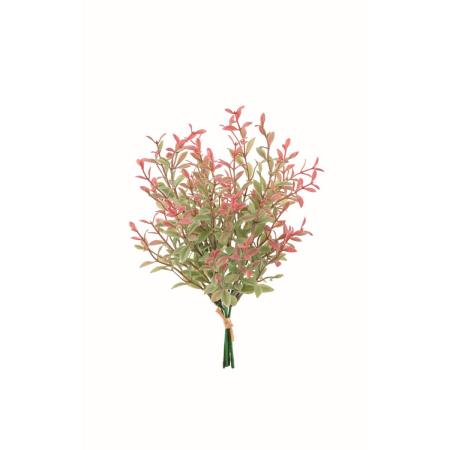 特価◎【造花】アスカ/リーフバンチ(1束4本) グリーンモーブ/A-44951-52V