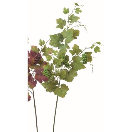 特価◎【造花】アスカ/グレープリーフスプレー グリーン/A-48043-51A