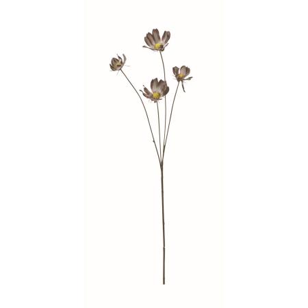 特価◎【造花】アスカ/コスモス×4 ダークモカ/A-35606-78D