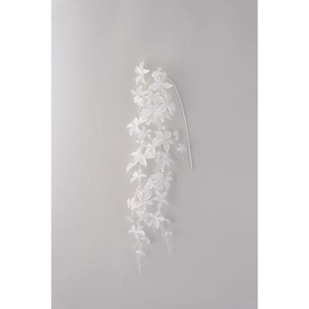 【造花】アスカ/シサスベリーハンギングスプレー ピュアホワイト/A-44926-1A