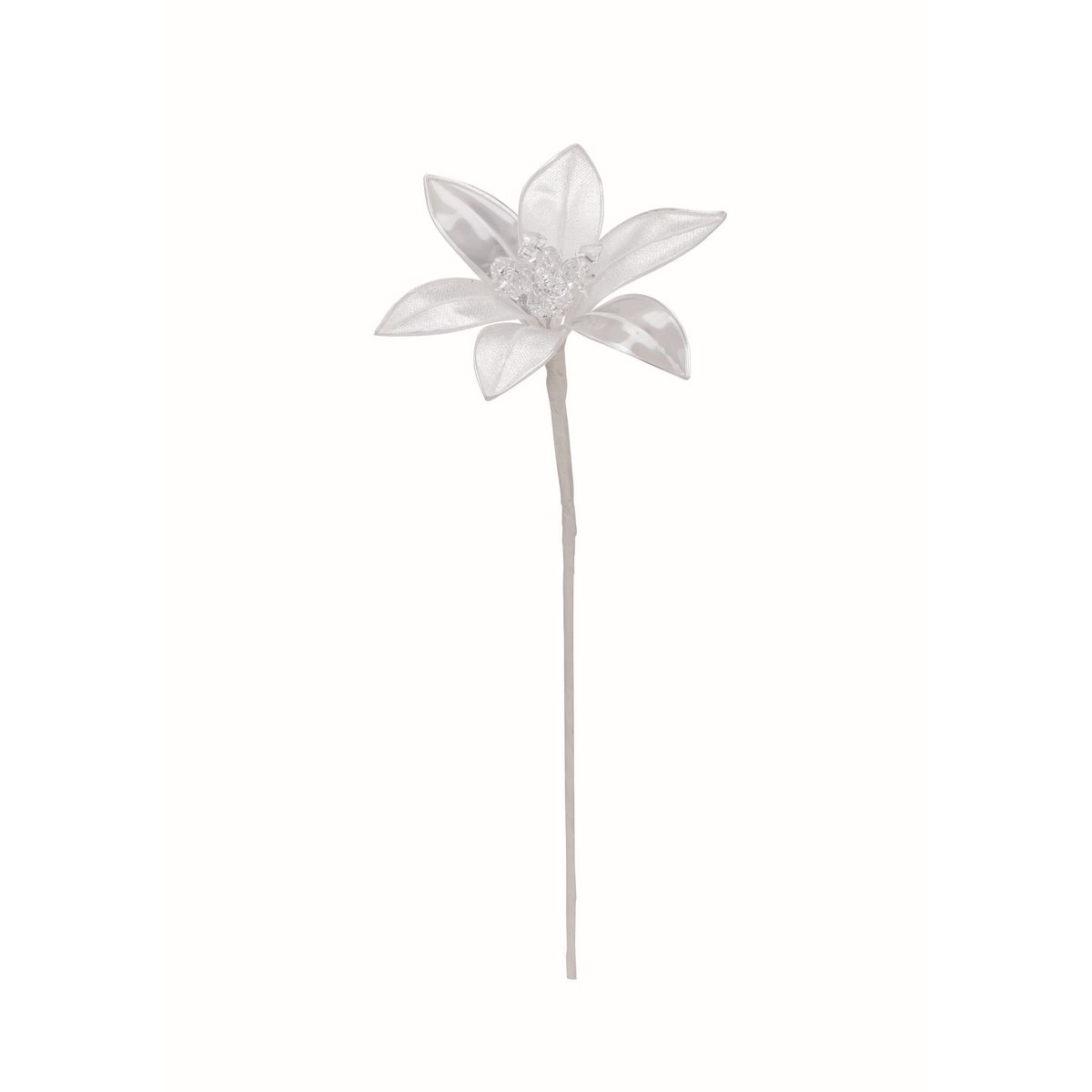 特価◎【造花】アスカ/クリアポインセチア/AX61180-0 - 花材通販はなど