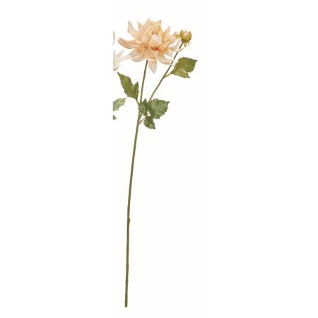 特価◎【造花】アスカ/パウダーグリッターダリア×1 つぼみ×1 シャンペンゴールド/A-73493-27G