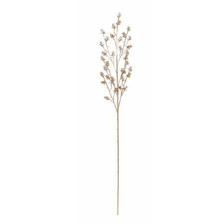 特価◎【造花】アスカ/ベリースプレー(ラメ付) シャンペンゴールド/A-74719-27G