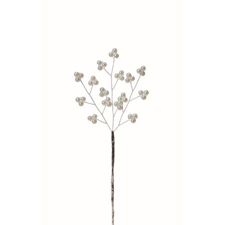 特価◎【造花】アスカ/パールビーズピック パール/A-39697-31