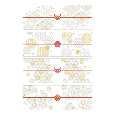 特価◎ササガワ/のしノート パール 特大 TSUMUGI 1冊20枚(4柄各5枚)袋入/50-9788H