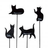 ※販売終了※GREENHOUSE/木製黒猫スタイルピック /4種×各3/4245S