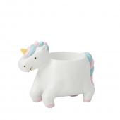 特価◎GREENHOUSE/リトルレジンポット ユニコーン /4812