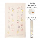 GREENHOUSE/刺繍のれん 春の花/4882 - 花材通販はなどんやアソシエ