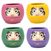 GREENHOUSE/NY開運だるまポット ゴールド/NY390-GD - 花材通販はなどん