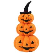 特価◎GREENHOUSE/HWふわふわかぼちゃオーナメント 3段/HW680