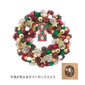たれ蔵Xmasリース281、リース287 GREENHOUSE/CMナチュラルリースL オールドファッションド