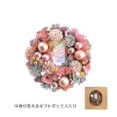 特価◎GREENHOUSE/CMナチュラルリースL マカロンピンク/CM1623-A - 花