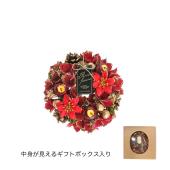 GREENHOUSE/CMナチュラルリースL レッドポインセチア/CM1603-A - 花材