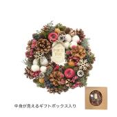 即日☆GREENHOUSE/CMナチュラルリースL アップルスノー/CM1615-A - 花