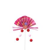 GREENHOUSE/NY水引ピック 扇L 花模様/NY468-A - 花材通販はなどんや