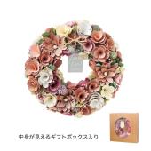 GREENHOUSE/ナチュラルリース L スタンダードピンク/5364-A - 花材通販