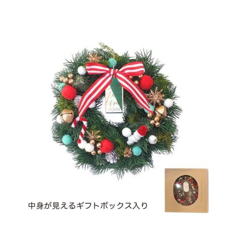 GREENHOUSE/CMナチュラルリースM ホームメイドクリスマス/CM1691-B