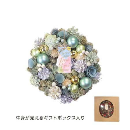GREENHOUSE/CMナチュラルリースM グリーンアップルルミナス/CM1696-B