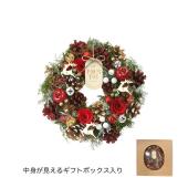 GREENHOUSE/CMナチュラルリースL ナチュラルレッドクリスマス/CM1703-A