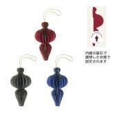 GREENHOUSE/ハニカムオーナメント シックカラー 3種×各1/CM1673S - 花