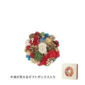 『 アンジュ ドゥネージュ』 ばらのフラワーリース GREENHOUSE/NYジャパネスクリース S ハイカラ拍子/NY505-D - 花材通販