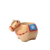 特価◎GREENHOUSE/NYリトルレジンポット 干支 午/NY495-BE