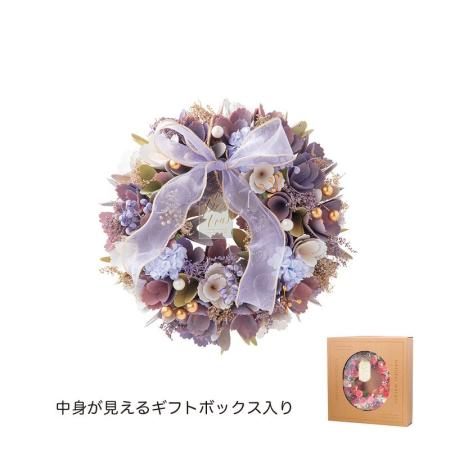 GREENHOUSE/ナチュラルリース M ラベンダーシフォン/5548-B