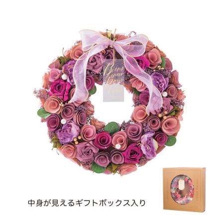 GREENHOUSE/ナチュラルリース L オペラモーヴ/5549-A