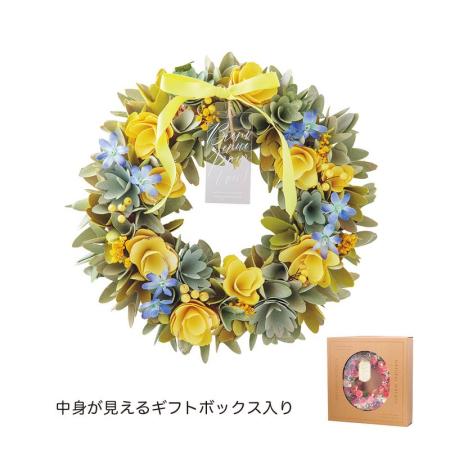 GREENHOUSE/ナチュラルリース L レモンガーデン/5552-A