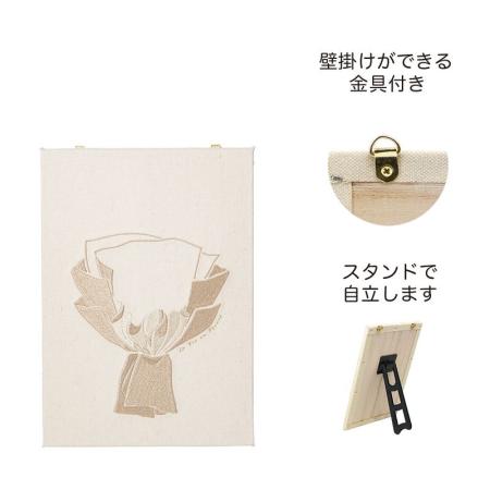 特価◎GREENHOUSE/刺繍キャンバスボード ブーケ/5564