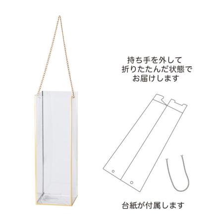 GREENHOUSE/クリアラインバッグ ショート ゴールド/5537-GD