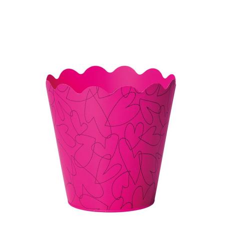 特価◎GREENHOUSE/ラインハートブリキシャーベットカラー ラウンド L ディープピンク/5530-A-DP