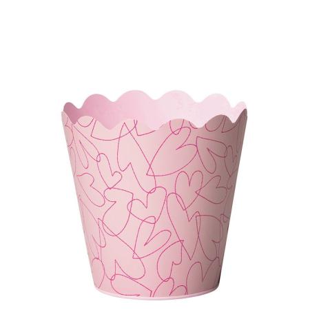 GREENHOUSE/ラインハートブリキシャーベットカラー ラウンド L ライトピンク/5530-A-LP