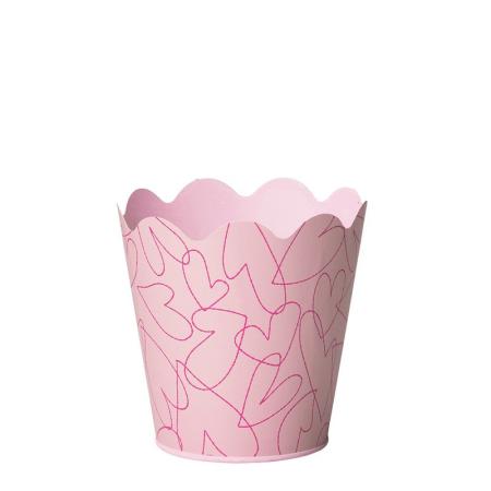 GREENHOUSE/ラインハートブリキシャーベットカラー ラウンドM ライトピンク/5530-B-LP