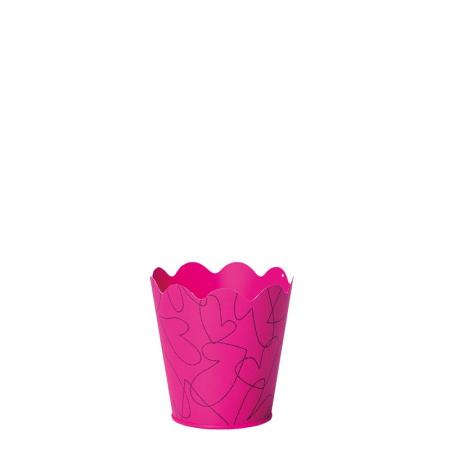 特価◎GREENHOUSE/ラインハートブリキシャーベットカラー ラウンドSS ディープピンク/5530-D-DP