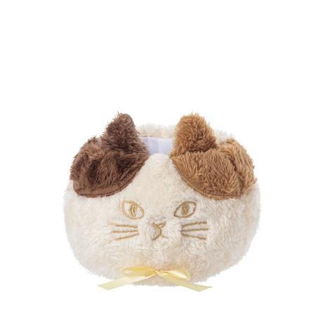 特価◎GREENHOUSE/ふわふわネコポット S 三毛猫/5560-MI