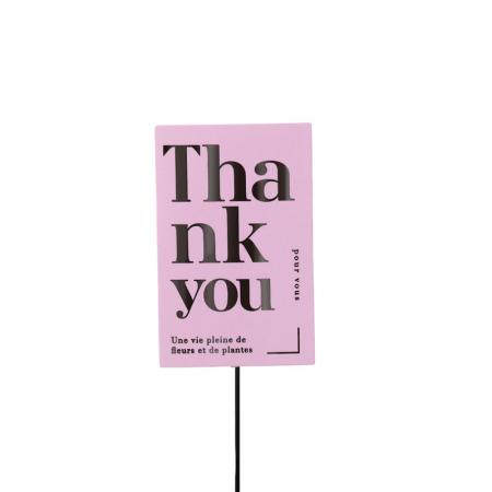 特価◎GREENHOUSE/ペーパーピック ピンクThank you/5620