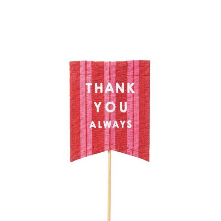 特価◎GREENHOUSE/マルシェフラッグピック レッド/5543-RD