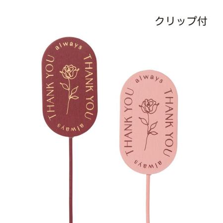 特価◎GREENHOUSE/木製プレートピック ロゼオーバル 2種×各6本/5597S