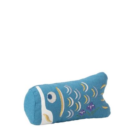 特価◎GREENHOUSE/刺繍オーナメント こいのぼり ブルー/5631-BL