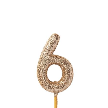 特価◎GREENHOUSE/グリッターナンバーピック M 6/5545-B-6